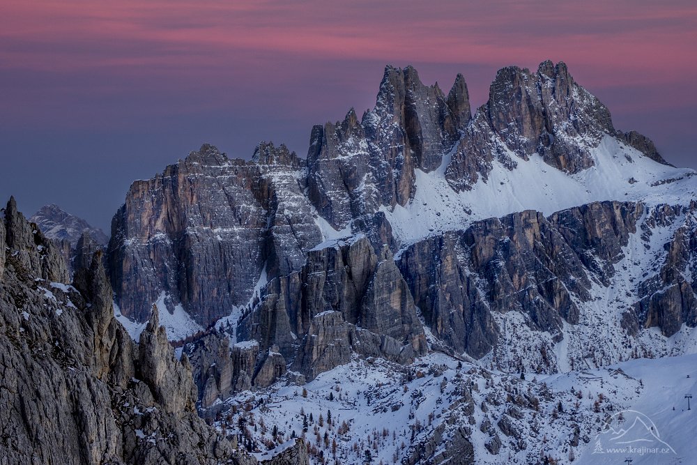 Dolomitský soumrak